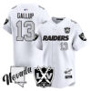 Raiders 2024 Baseball Limited Jersey – 65th Anniversary – All Stitched – Michael Gallup – 13 – White Jersey