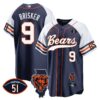 Bears Illinois Patch Baseball Jersey – All Stitched – Alternate – Jaquan Brisker Jersey