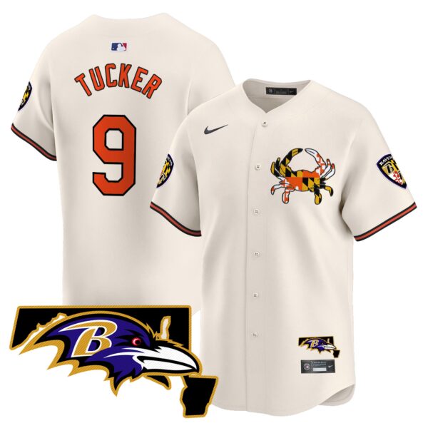 Baltimore Ravens 2024 Vapor Premier Baseball Jersey – All Stitched – Cream – Justin Tucker Jersey