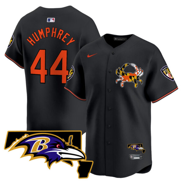Baltimore Ravens 2024 Vapor Premier Baseball Jersey – All Stitched – Black – Marlon Humphrey Jersey