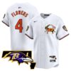 Baltimore Ravens 2024 Vapor Premier Baseball Jersey – All Stitched – White – Zay Flowers Jersey