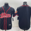 Men’s San Francisco 49ers Blank Black Stitched MLB Cool Base Nike Baseball Jersey