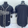 Men’s Las Vegas Raiders Blank Black Stitched MLB Cool Base Nike Baseball Jersey
