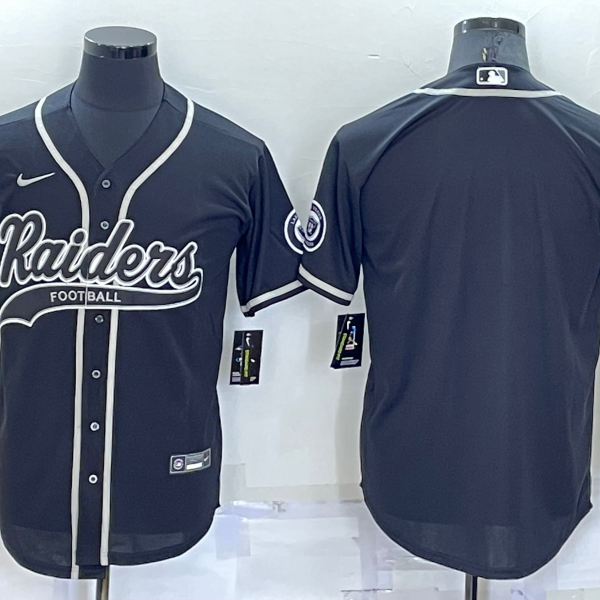 Men’s Las Vegas Raiders Blank Black Stitched MLB Cool Base Nike Baseball Jersey