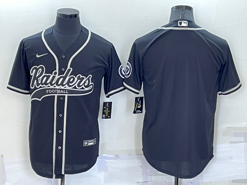 Men’s Las Vegas Raiders Blank Black Stitched MLB Cool Base Nike Baseball Jersey