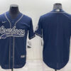 Men’s Dallas Cowboys Blank Navy Cool Base Stitched Baseball Jersey