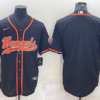 Men’s Cincinnati Bengals Blank Black With Patch Cool Base Stitched Baseball Jersey