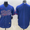 Men’s Buffalo Bills Team Big Logo Cool Base Stitched Baseball Jersey