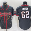 Men’s Tampa Bay Buccaneers #62 Graham Barton Grey Cool Base Stitched Baseball Jerseys