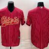 Men’s Kansas City Chiefs Blank Red With Patch Cool Base Stitched Baseball Jersey