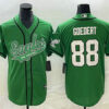 Men’s Philadelphia Eagles #88 Dallas Goedert Green Cool Base Stitched Baseball Jersey