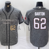 Men’s Tampa Bay Buccaneers #62 Graham Barton Grey Gridiron With Patch Cool Base Stitched Baseball Jerseys