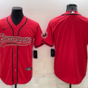 Men’s Tampa Bay Buccaneers Blank Red Stitched Cool Base Nike Baseball Jersey