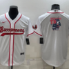 Men’s Tampa Bay Buccaneers White Team Big Logo With Patch Cool Base Stitched Baseball Jersey