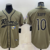 Men’s Los Angeles Rams #10 Cooper Kupp Olive 2022 Salute to Service Cool Base Stitched Baseball Jersey