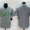 Men’s Philadelphia Eagles Blank Grey Stitched MLB Cool Base Nike Baseball Jersey