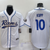 Men’s Los Angeles Rams #10 Cooper Kupp White Stitched Cool Base Nike Baseball Jersey