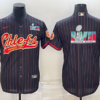 Men’s Kansas City Chiefs Black With Super Bowl LVII Big Logo Cool Base Stitched Baseball Jerseys