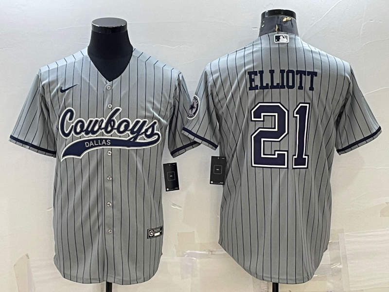 Men’s Dallas Cowboys #11 Micah Parsons Grey Gridiron With Patch Cool Base Stitched Baseball Jerseys