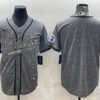 Men’s Tennessee Titans Blank Gray With Patch Cool Base Stitched Baseball Jersey