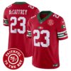 Men’s 49ers Mexico Faithful To The Bay Patch Vapor Jersey – All Stitched – Red – Christian McCaffrey