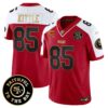 Men’s 49ers Faithful To The Bay Patch Vapor Limited Jersey V6 – All Stitched – Alternate – George Kittle