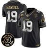 Men’s 49ers Faithful To The Bay Patch Vapor Limited Jersey V6 – All Stitched – Black Limited – Deebo Samuel
