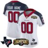 Houston Texans 2023 AFC South Champions Patch Vapor Custom Jersey – All Stitched – Women – Inverted