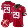 Men’s 49ers Mexico Faithful To The Bay Patch Vapor Jersey – All Stitched – Red – Talanoa Hufanga