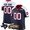 Houston Texans 2023 AFC South Champions Patch Vapor Custom Jersey – All Stitched – Men – Alternate