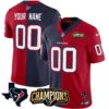 Houston Texans 2023 AFC South Champions Patch Vapor Custom Jersey – All Stitched – Men – Split
