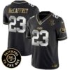 Men’s 49ers Faithful To The Bay Patch Vapor Limited Jersey V6 – All Stitched – Black Limited – Christian McCaffrey