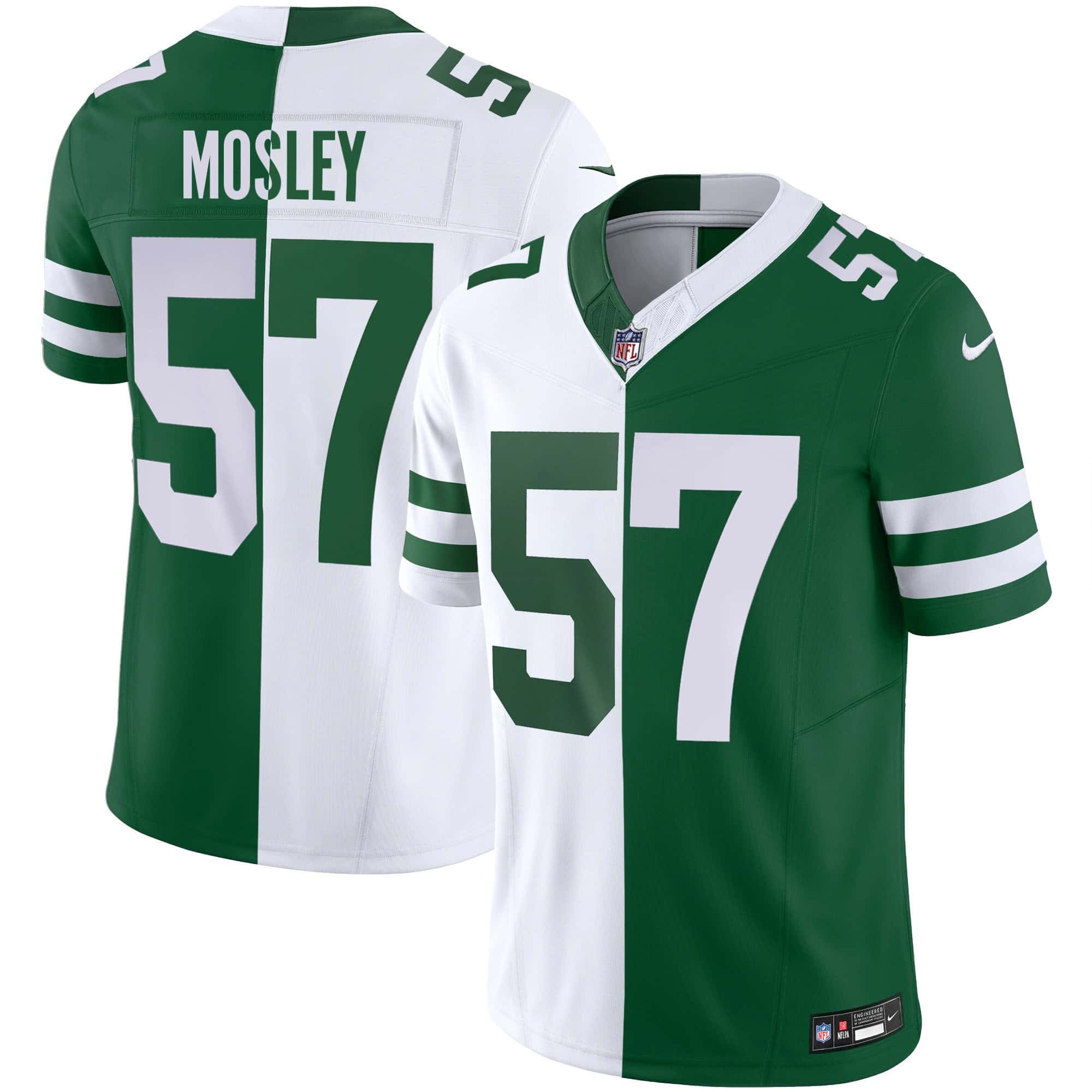 Men’s Jets Legacy Limited Jersey – All Stitched – Split – C.J. Mosley