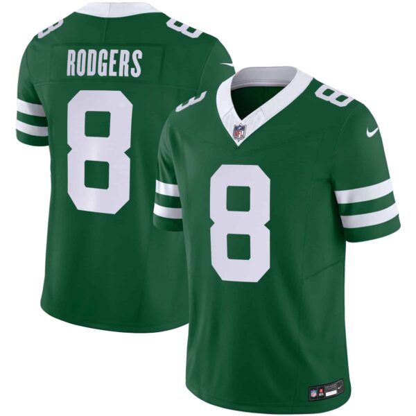 Men’s Jets Legacy Limited Jersey – All Stitched – Green – Aaron Rodgers
