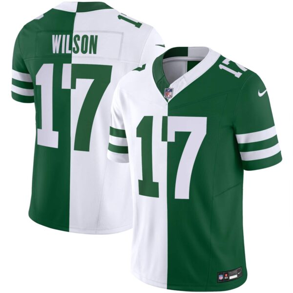 Men’s Jets Legacy Limited Jersey – All Stitched – Split – Garrett Wilson