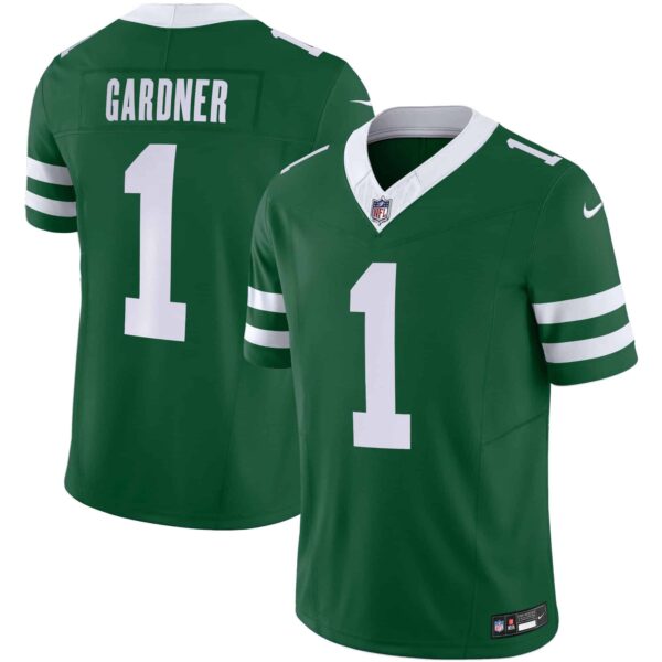 Men’s Jets Legacy Limited Jersey – All Stitched – Green – Sauce Gardner