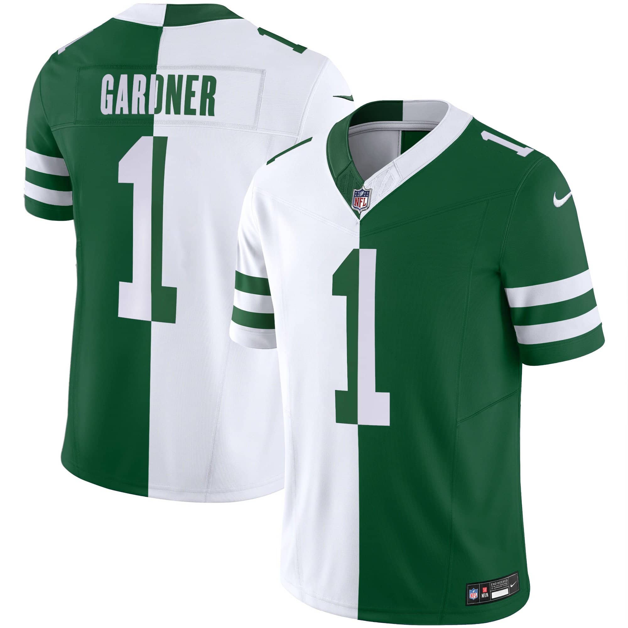 Men’s Jets Legacy Limited Jersey – All Stitched – Split – Sauce Gardner