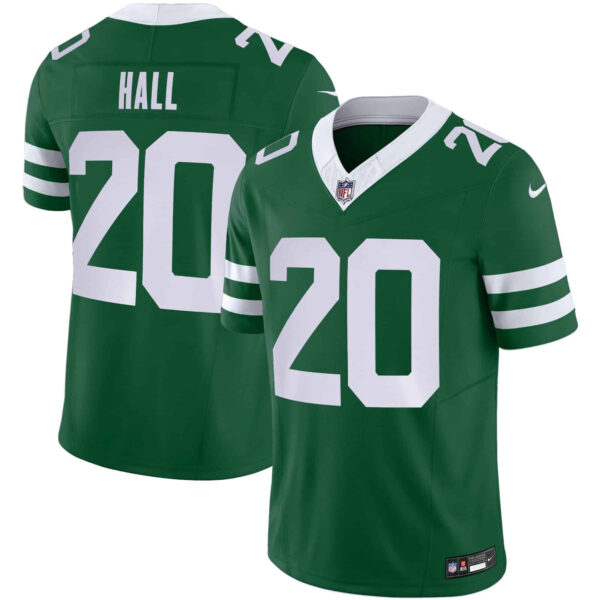 Men’s Jets Legacy Limited Jersey – All Stitched – Green – Breece Hall