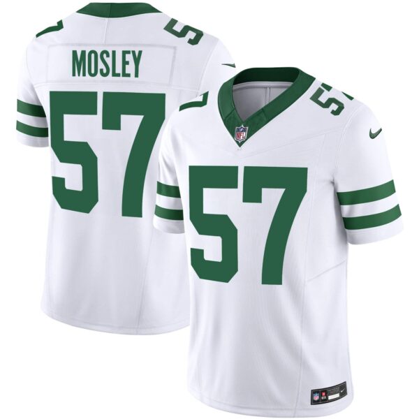 Men’s Jets Legacy Limited Jersey – All Stitched – White – C.J. Mosley