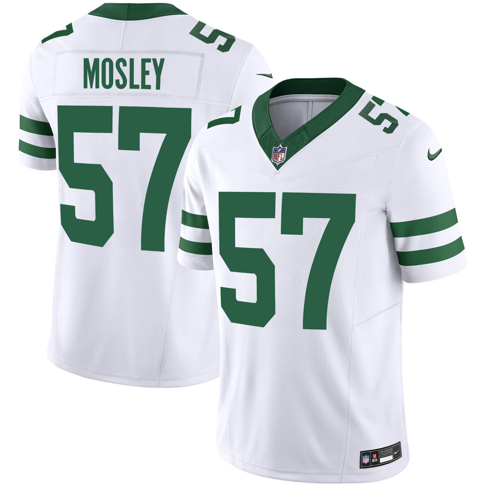 Men’s Jets Legacy Limited Jersey – All Stitched – White – C.J. Mosley