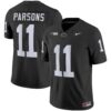 Men’s Penn State Nittany Lions Vapor Limited Jersey – All Stitched – Black – Micah Parsons