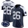 Men’s Penn State Nittany Lions Vapor Limited Jersey – All Stitched – Navy Alternate – Saquon Barkley