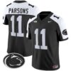 Men’s Penn State Nittany Lions Vapor Limited Jersey – All Stitched – Black Alternate – Micah Parsons