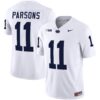 Men’s Penn State Nittany Lions Vapor Limited Jersey – All Stitched – White – Micah Parsons