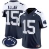 Men’s Penn State Nittany Lions Vapor Limited Jersey – All Stitched – Navy Alternate – Drew Allar