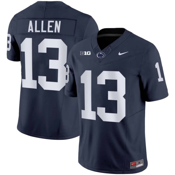Men’s Penn State Nittany Lions Vapor Limited Jersey – All Stitched – Navy – Kaytron Allen