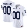 Penn State Nittany Lions Vapor Limited Custom Jersey – All Stitched – Youth – White