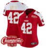 Women’s 49ers NFC West Champions Gold Trim Vapor Jersey – All Stitched – Alternate – Ronnie Lott