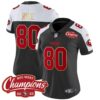 Women’s 49ers NFC West Champions Gold Trim Vapor Jersey – All Stitched – Black Alternate – Jerry Rice