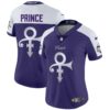 Women’s Minnesota Vikings 2024 Prince Vapor Limited Jersey – All Stitched – Purple Alternate – Prince